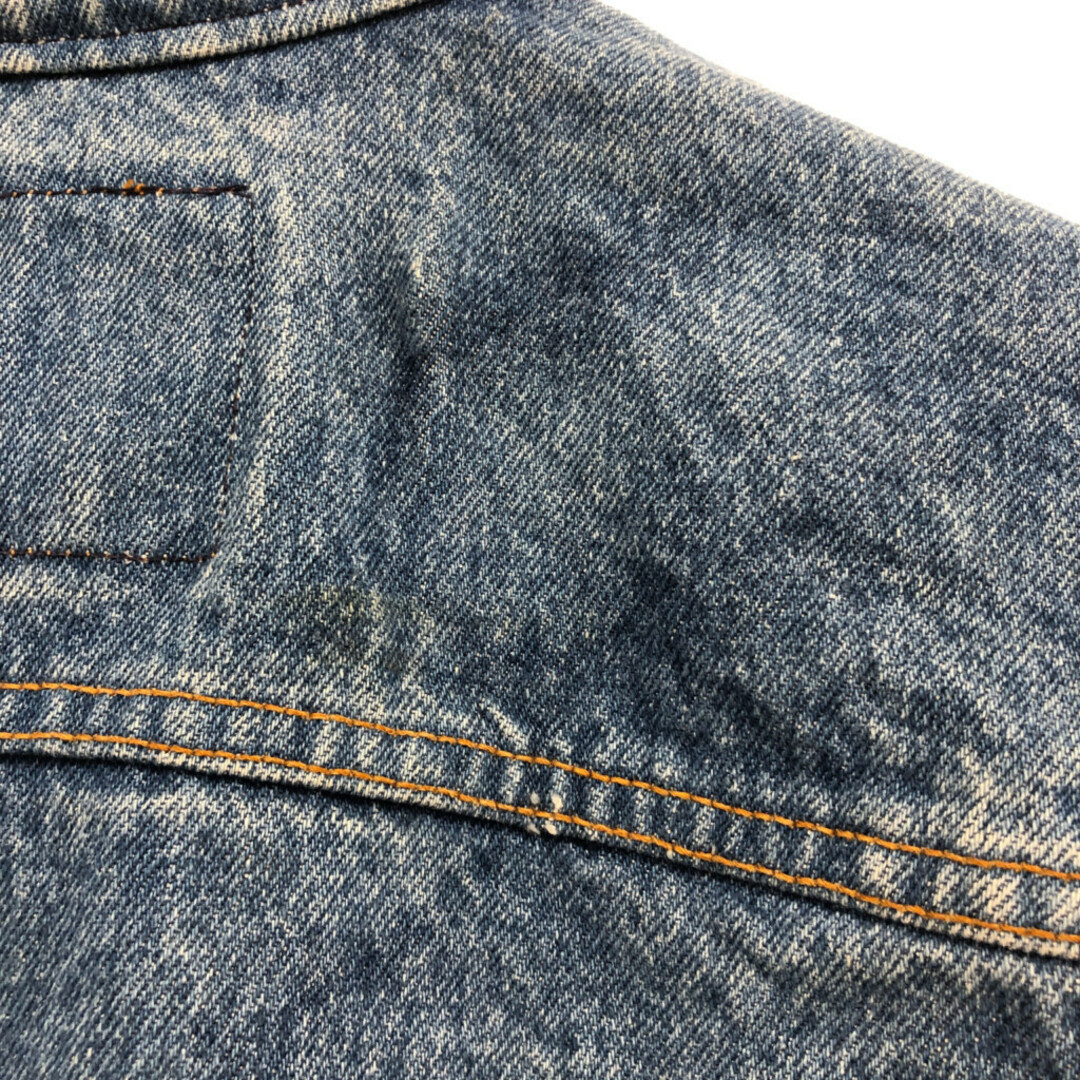 Levi's(リーバイス)の90年代 USA製 Levi's リーバイス 77930 トラッカージャケット デニムジャケット アウター アメカジ ブルー (レディース L) 中古 古着 P8924 レディースのジャケット/アウター(Gジャン/デニムジャケット)の商品写真