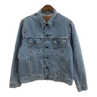 リーバイス(Levi's)の90年代 Levi's リーバイス 70503-04 デニム トラッカージャケット アメカジ ブルー (メンズ XL) 中古 古着 P8970(Gジャン/デニムジャケット)