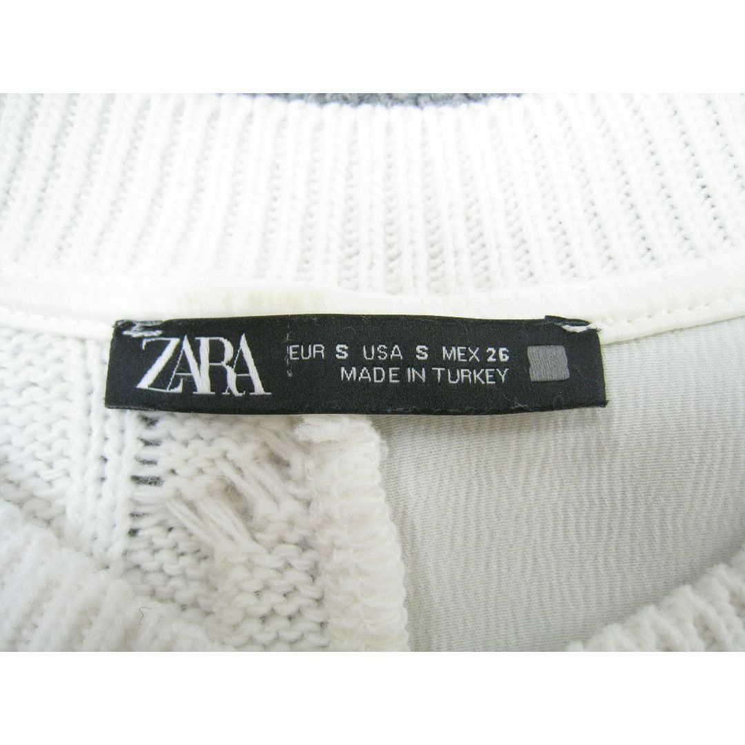 ZARA(ザラ)のZARA◆ザラ ニット切替 プルオーバー ブラウス レディース サイズS レディースのトップス(その他)の商品写真