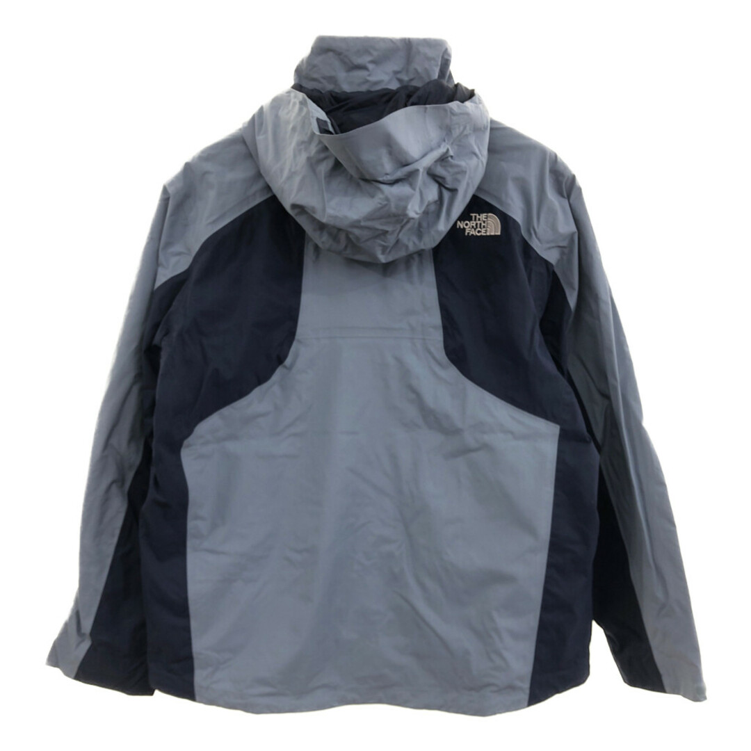 THE NORTH FACE(ザノースフェイス)のTHE NORTH FACE ノースフェイス HYVENT ナイロン マウンテンパーカー アウター アウトドア キャンプ ブルー (メンズ L) 中古 古着 P8978 メンズのジャケット/アウター(マウンテンパーカー)の商品写真