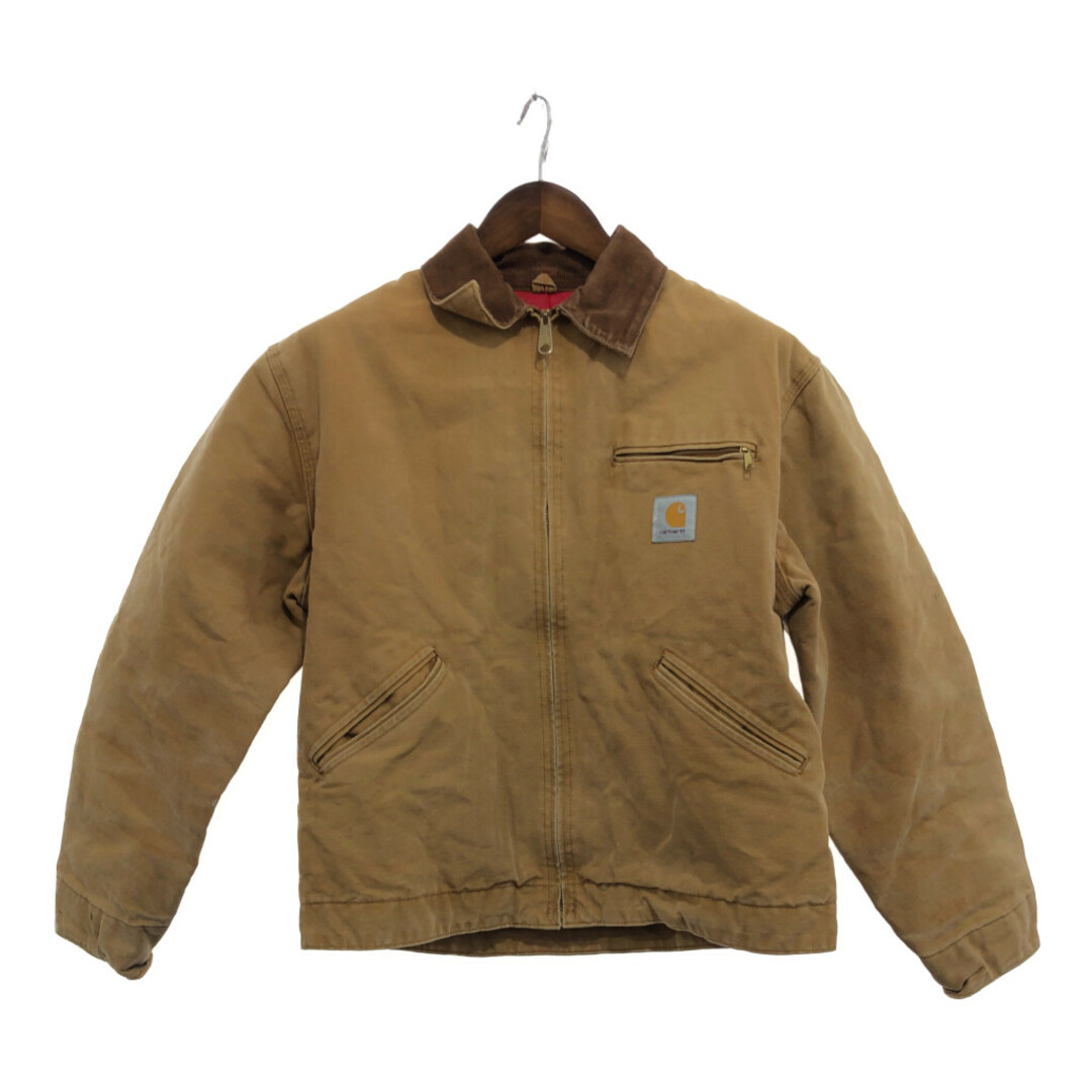 carhartt(カーハート)のCarhartt カーハート デトロイトジャケット ダック生地 裏地キルティング ワークジャケット ブラウン (メンズ L相当) 中古 古着 P8984 メンズのジャケット/アウター(その他)の商品写真