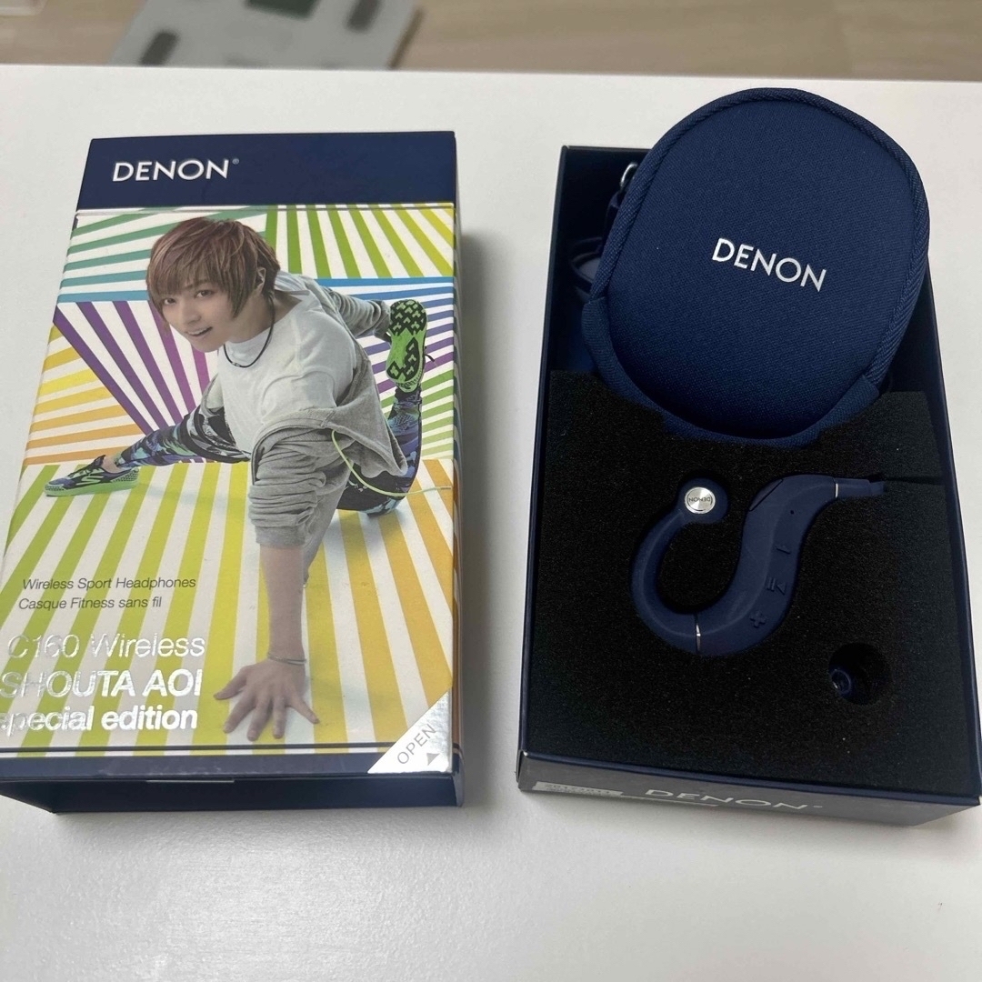 DENON(デノン)の蒼井翔太 コラボイヤホン スマホ/家電/カメラのオーディオ機器(ヘッドフォン/イヤフォン)の商品写真