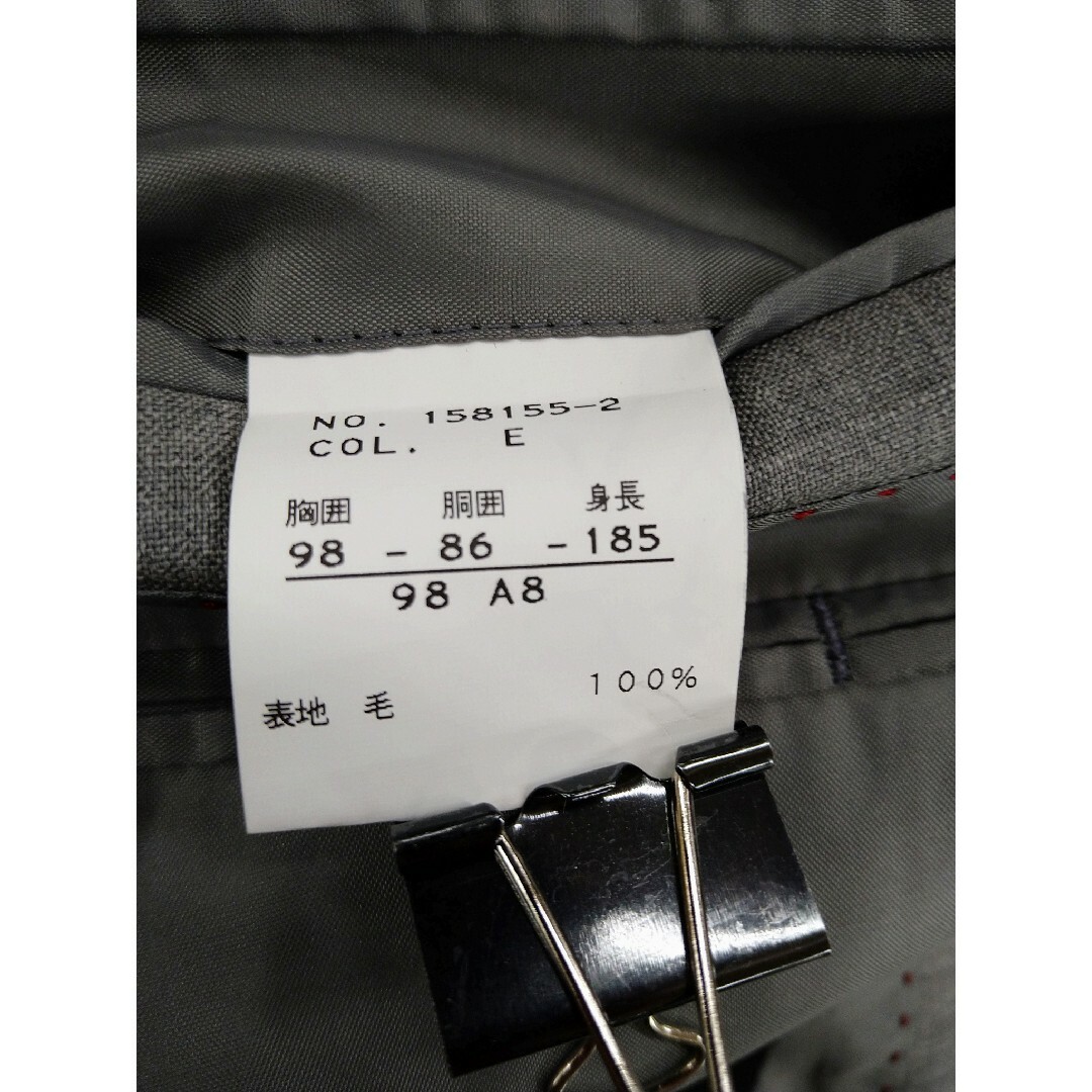 KEITH VALLER メンズスーツ　ビジネススーツ　紳士スーツ　A8 グレー メンズのスーツ(セットアップ)の商品写真