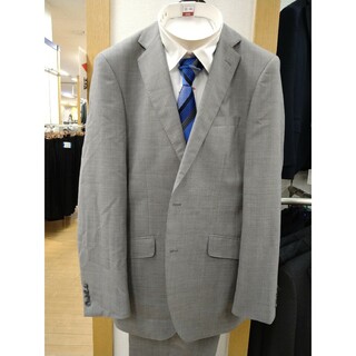 KEITH VALLER メンズスーツ　ビジネススーツ　紳士スーツ　A8 グレー(セットアップ)