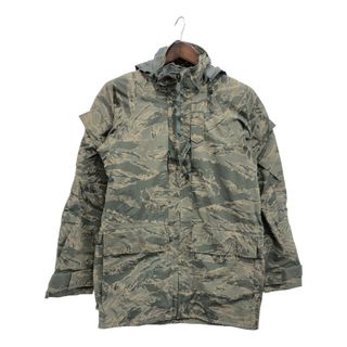 2000年代～ 米軍実物 U.S.AIRFORCE APECS GORE-TEX ゴアテックス パーカー ジャケット ミリタリー ABUカモ (メンズ S L) 中古 古着 P8996(その他)