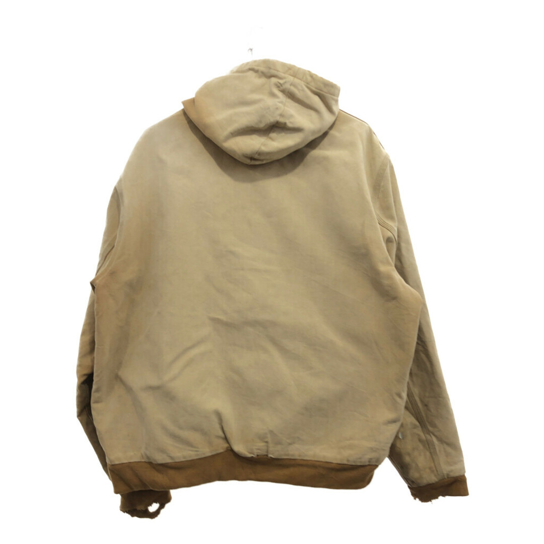 carhartt(カーハート)の90年代 USA製 Carhartt カーハート アクティブジャケット ダック地 大きいサイズ ベージュ (メンズ 2XL) 中古 古着 P8999 メンズのジャケット/アウター(その他)の商品写真