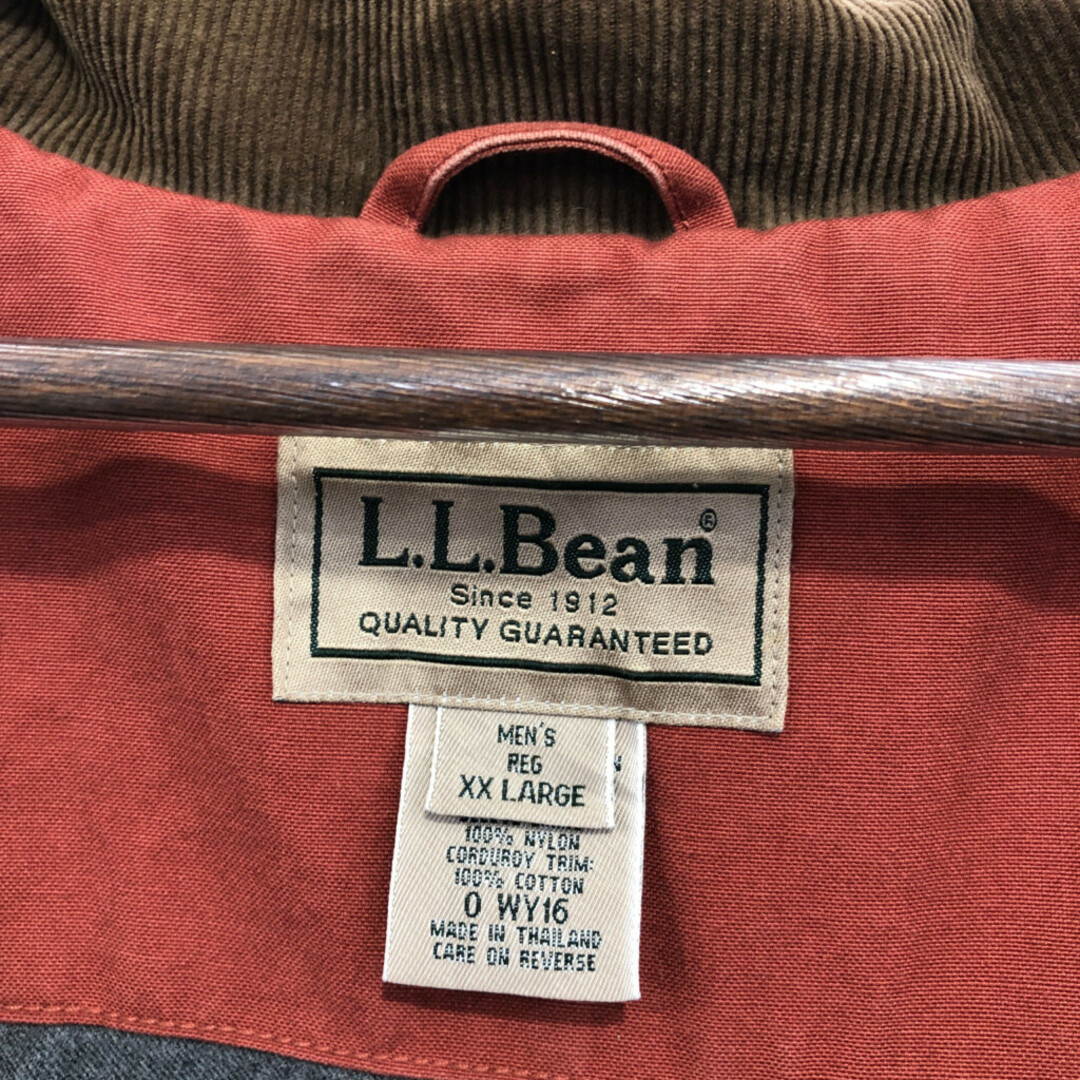 L.L.Bean(エルエルビーン)のL.L.Bean エルエルビーン ハンティングジャケット カバーオール アウトドア 大きいサイズ レッド (メンズ XX-LARGE) 中古 古着 P9000 メンズのジャケット/アウター(その他)の商品写真