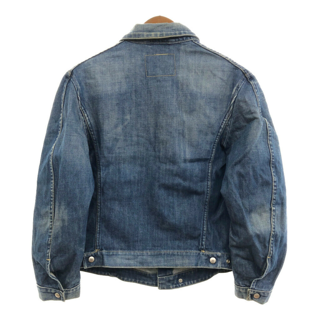 Levi's(リーバイス)のLevi's リーバイス エンジニアジーンズ デニムジャケット アメカジ ブルー (メンズ S) 中古 古着 P9006 メンズのジャケット/アウター(Gジャン/デニムジャケット)の商品写真