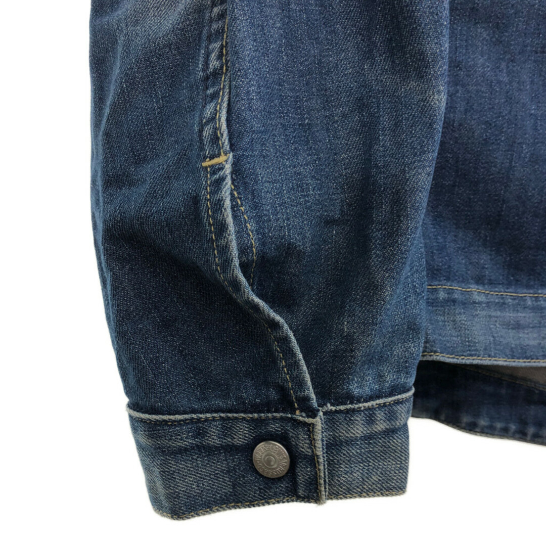 Levi's(リーバイス)のLevi's リーバイス エンジニアジーンズ デニムジャケット アメカジ ブルー (メンズ S) 中古 古着 P9006 メンズのジャケット/アウター(Gジャン/デニムジャケット)の商品写真
