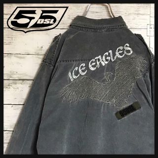 DIESEL - 【バック刺繍】55DSL ディーゼル　コーデュロイシャツ　グレー　F885