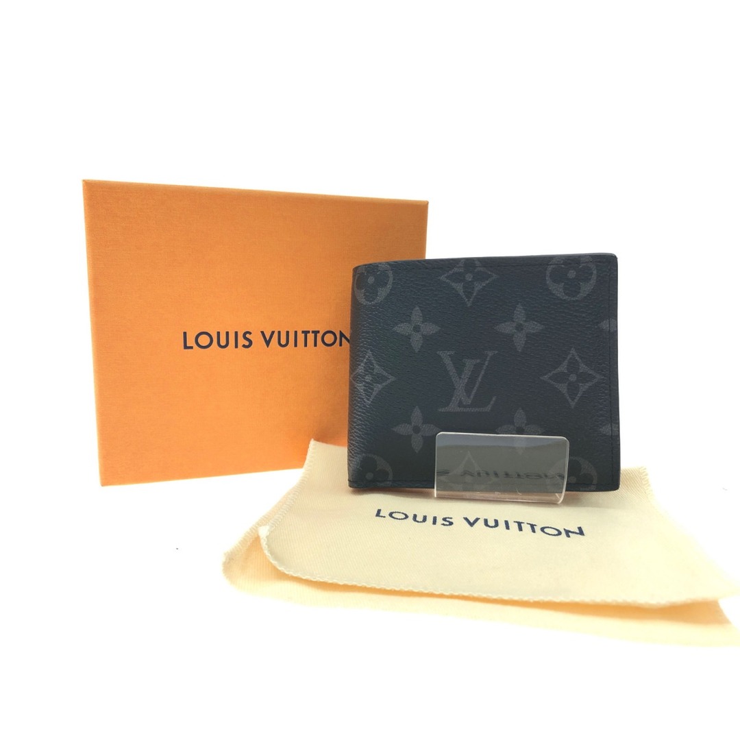 LOUIS VUITTON(ルイヴィトン)の▼▼LOUIS VUITTON ルイヴィトン メンズ 二つ折り財布 モノグラム ポルトフォイユ・マルコ NM M62545 ブラック ハンドメイドのファッション小物(財布)の商品写真