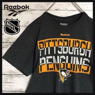 リーボック(Reebok)の【リーボック】ＮＨＬ　ピッツバーグ・ペンギンズ　チームTシャツ　C157(Tシャツ/カットソー(半袖/袖なし))