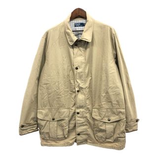 ポロラルフローレン(POLO RALPH LAUREN)のPolo by Ralph Lauren ポロ ラルフローレン コットン ハリントンジャケット 大きいサイズ ベージュ (メンズ 2XB) 中古 古着 P9030(その他)