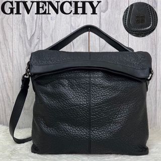 GIVENCHY - 希少♡4Gロゴ♡A4可♡ジバンシー レザー 2way ショルダーバッグ