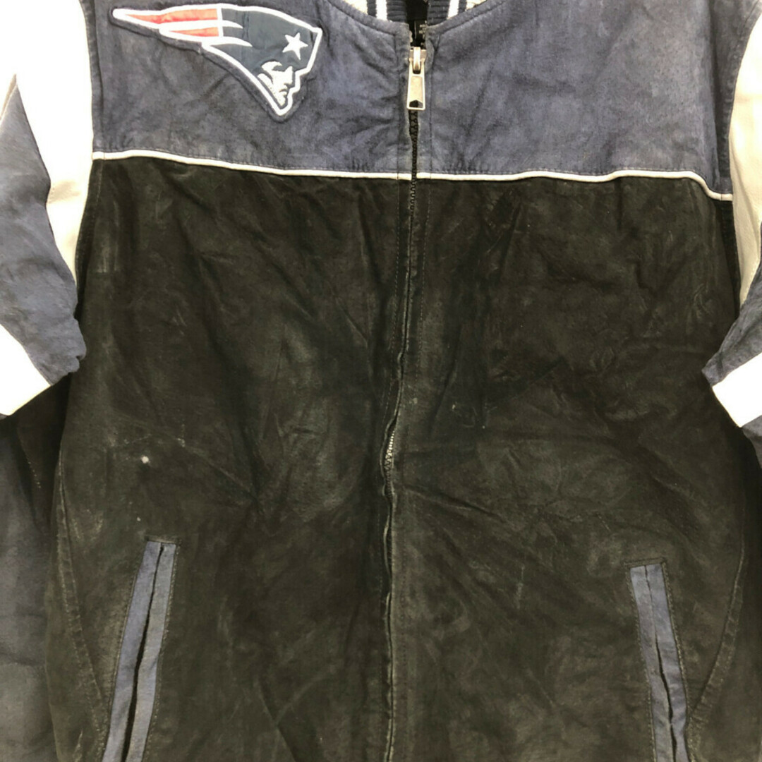 NFL ニューイングランド・ペイトリオッツ レザー ジップアップ NFL ニューイングランド・ペイトリオッツ レザー ジップアップ