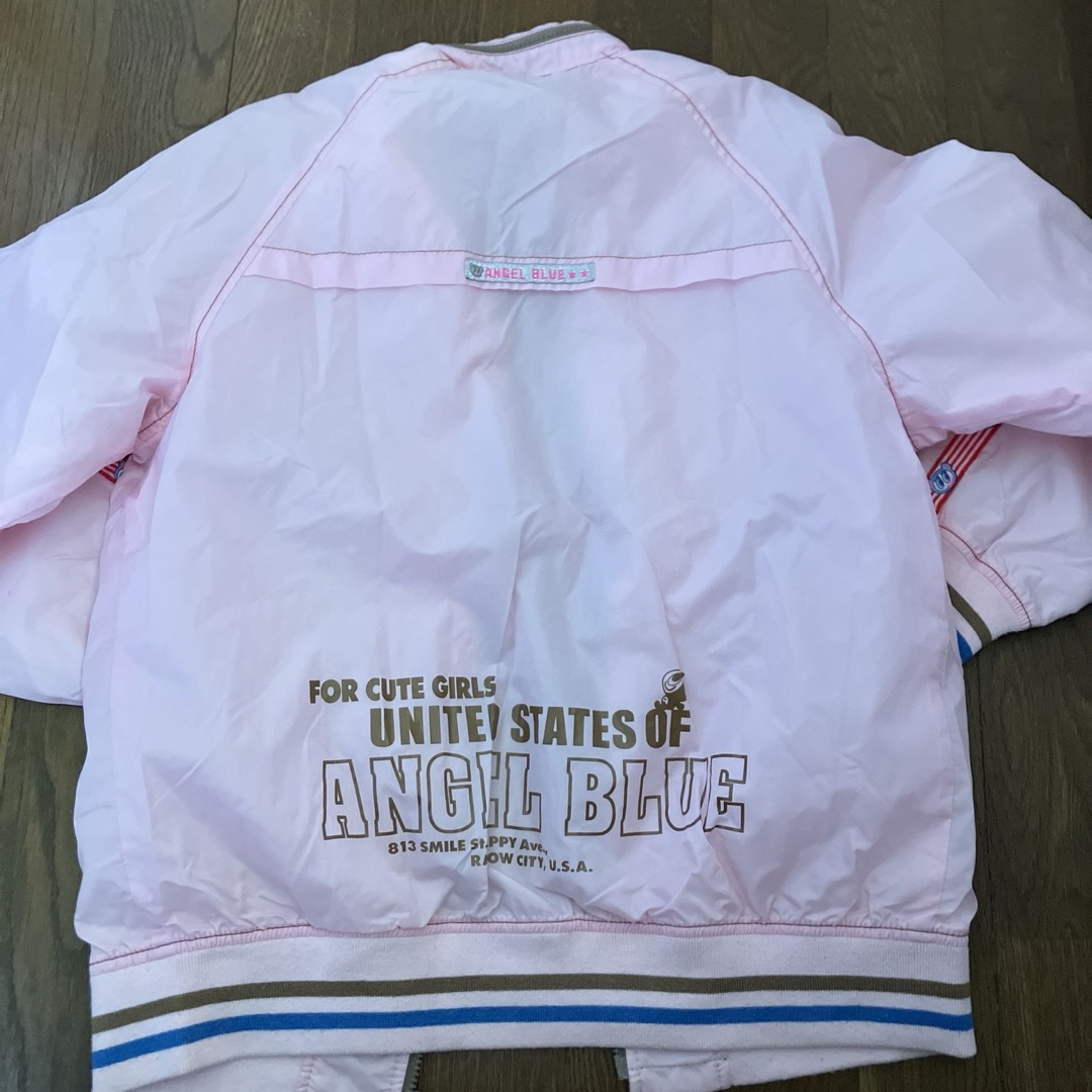 angelblue(エンジェルブルー)のANGEL BLUE ナイロン　パーカー キッズ/ベビー/マタニティのキッズ服女の子用(90cm~)(ジャケット/上着)の商品写真