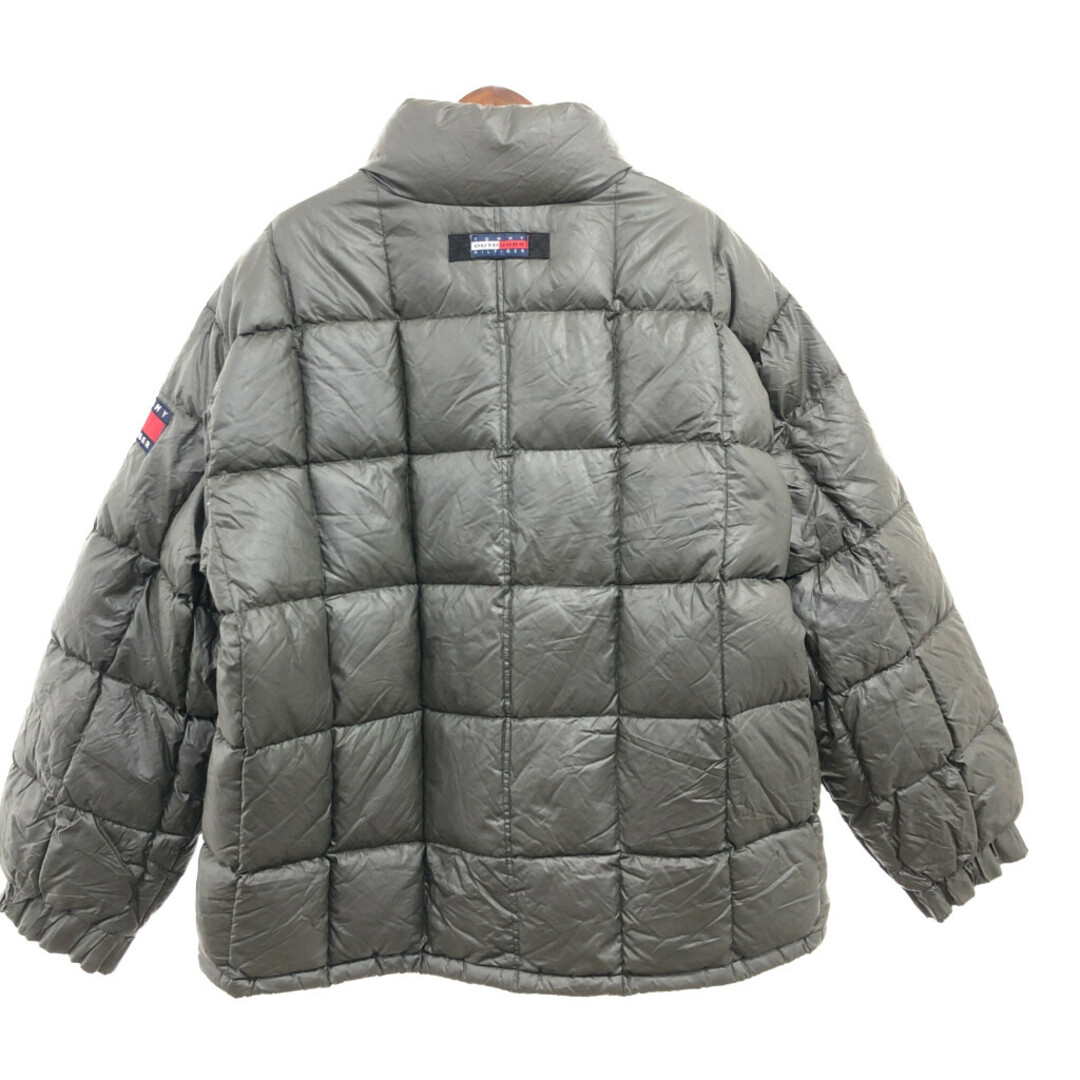 TOMMY HILFIGER(トミーヒルフィガー)の90年代 TOMMY HILFIGER トミーヒルフィガー OUTDOORS EXPEDITION ダウンジャケット アウトドア グレー (メンズ XXL) 中古 古着 P9186 メンズのジャケット/アウター(その他)の商品写真