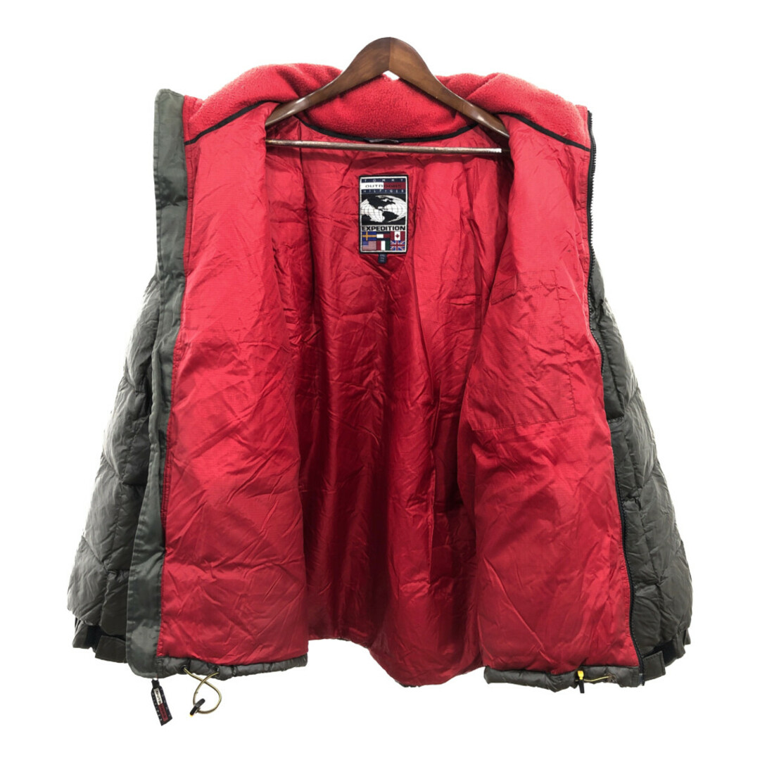 TOMMY HILFIGER(トミーヒルフィガー)の90年代 TOMMY HILFIGER トミーヒルフィガー OUTDOORS EXPEDITION ダウンジャケット アウトドア グレー (メンズ XXL) 中古 古着 P9186 メンズのジャケット/アウター(その他)の商品写真