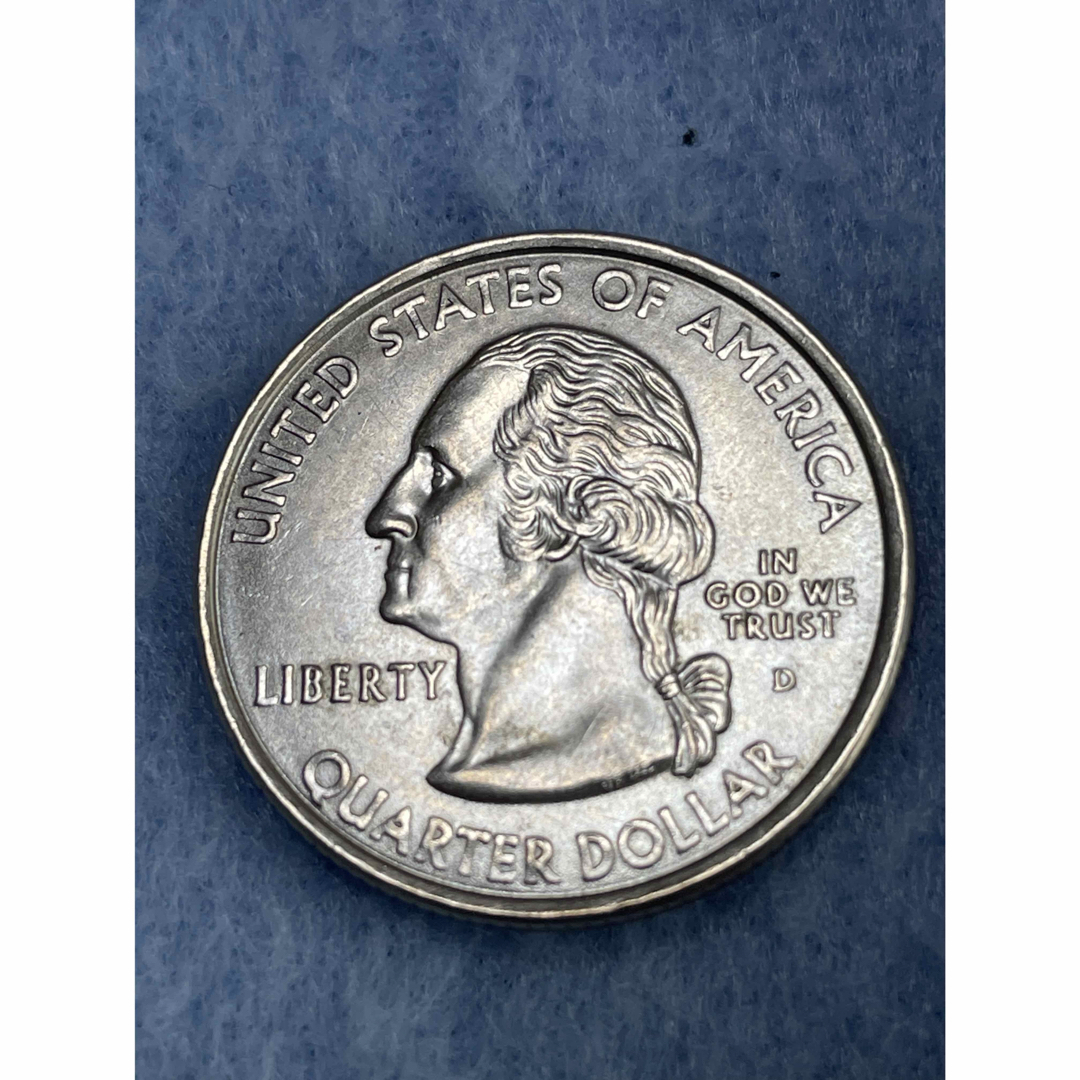 アメリカ25セント記念硬貨New York 2001-1-D エンタメ/ホビーの美術品/アンティーク(貨幣)の商品写真