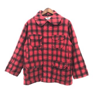 ウールリッチ(WOOLRICH)の70年代 WOOLRICH ウールリッチ ウール マッキーノジャケット アメカジ ヴィンテージ バッファローチェック (メンズ 48) 中古 古着 P9196(その他)