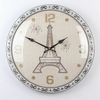 掛け時計 エッフェル塔400 時計 インテリア プレゼント 新築祝い デザイン(掛時計/柱時計)