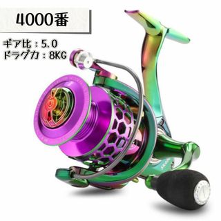 【送料無料】フィッシング スピニングリール 釣り 4000番 4+1BB 釣り(リール)