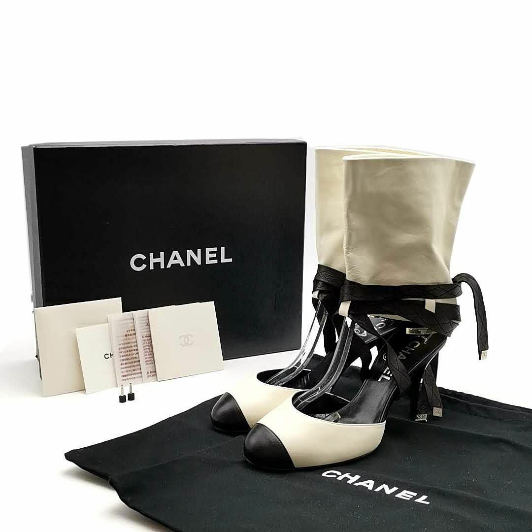 CHANEL(シャネル)のシャネル CHANEL パンプス ショートブーツ 伊製 03-24032207 レディースの靴/シューズ(ブーツ)の商品写真