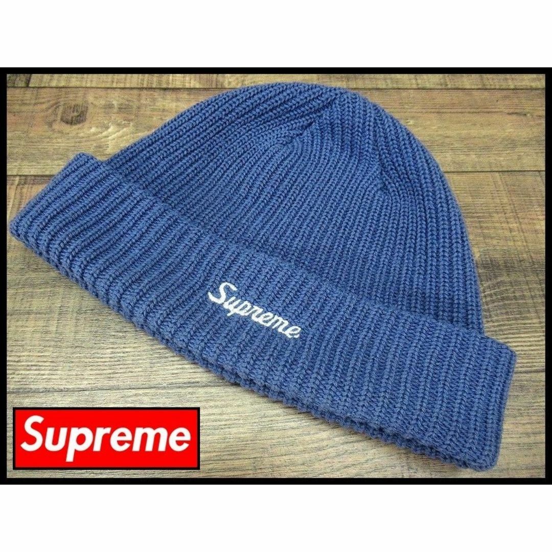 Supreme(シュプリーム)のG② シュプリーム スクリプト ロゴ 刺繍 ワッチ ニット キャップ ニット帽 メンズの帽子(ニット帽/ビーニー)の商品写真