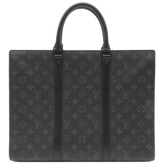 ルイヴィトン(LOUIS VUITTON)のルイヴィトン LOUIS VUITTON 2WAYバッグ サックプラ ホリゾンタルジップ モノグラムエクリプスキャンバス モノグラムエクリプス  マットブラック金具 黒 トートバッグ ビジネスバッグ  M45265 RFID 【保存袋】【中古】(ショルダーバッグ)