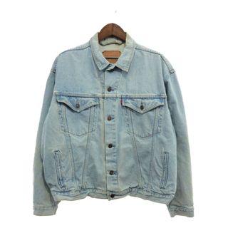 リーバイス(Levi's)の90年代 カナダ製 Levi's リーバイス 75525-4834 デニム トラッカージャケット アメカジ ブルー (メンズ XL) 中古 古着 P9393(Gジャン/デニムジャケット)