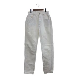 リーバイス(Levi's)の2000年代～ USA製 Levi's リーバイス 501 ストレート デニムパンツ アメカジ ホワイト (メンズ W34 L36) 中古 古着 P9401(デニム/ジーンズ)