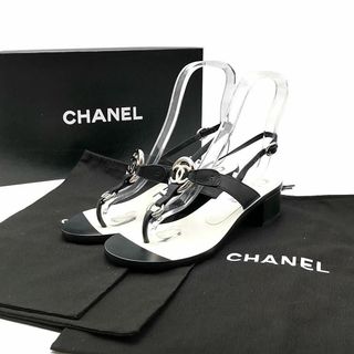 シャネル(CHANEL)の超美品 シャネル CHANEL サンダル ココマーク 03-24032208(サンダル)