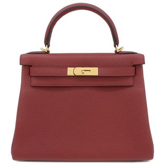 エルメス(Hermes)のエルメス HERMES 2WAYバッグ ケリー28 内縫い トリヨンクレマンス ルージュアッシュ ゴールド金具 新品 未使用 赤 ショルダー  B刻印（2023年製） 【箱】【中古】(ハンドバッグ)