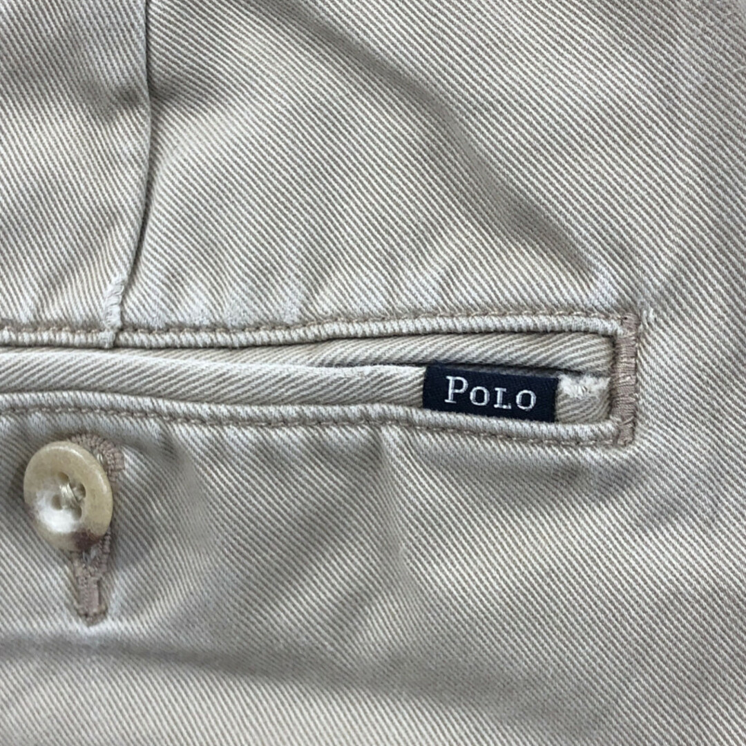 POLO RALPH LAUREN(ポロラルフローレン)のPolo by Ralph Lauren ポロ ラルフローレン チノ パンツ アイボリー (メンズ 34/32) 中古 古着 Q2092 メンズのパンツ(その他)の商品写真