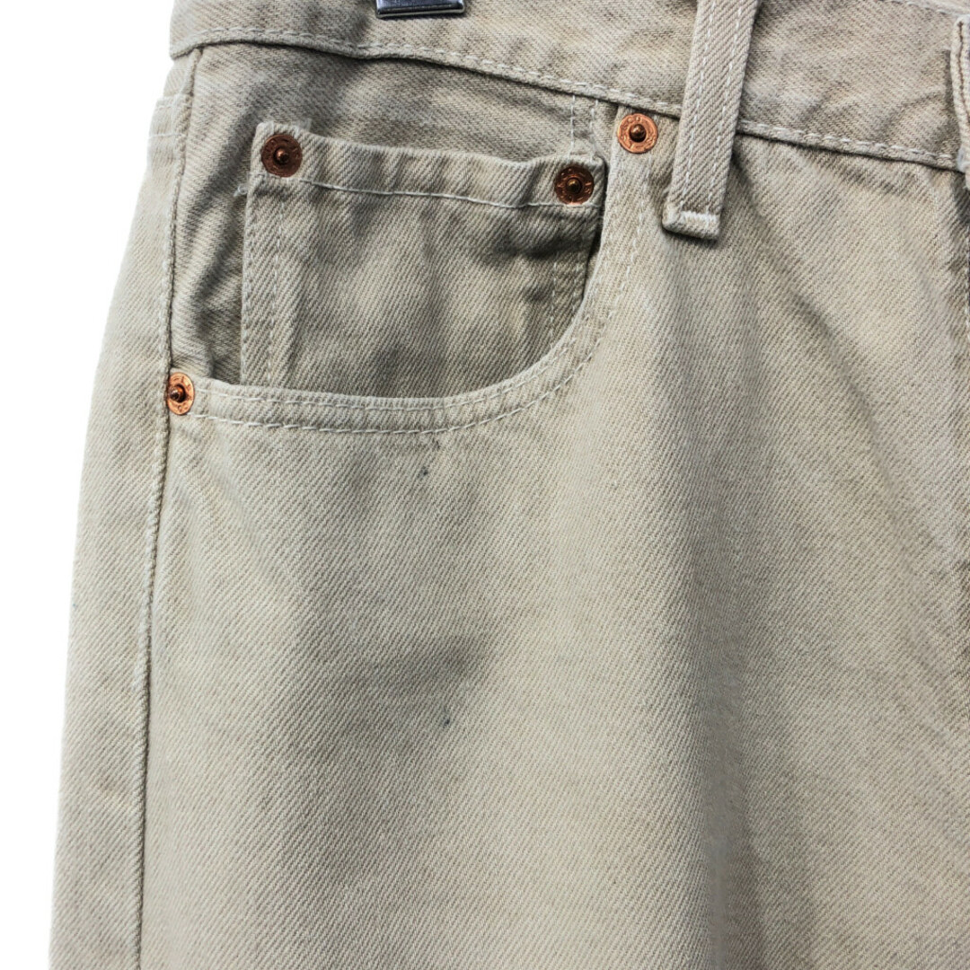 Levi's(リーバイス)の2000年代～ Levi's リーバイス 501 カラー デニムパンツ アメカジ ベージュ (メンズ W32 L34) 中古 古着 Q2208 メンズのパンツ(デニム/ジーンズ)の商品写真