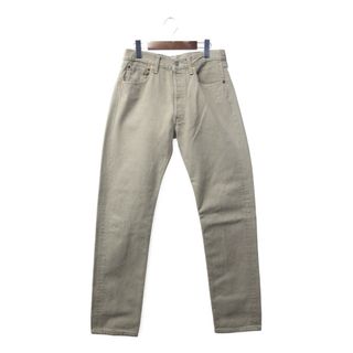 リーバイス(Levi's)の2000年代～ Levi's リーバイス 501 カラー デニムパンツ アメカジ ベージュ (メンズ W32 L34) 中古 古着 Q2208(デニム/ジーンズ)