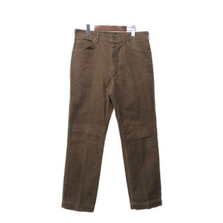 リー(Lee)の90年代 USA製 Lee リー コーデュロイパンツ アメカジ ブラウン (メンズ 34/32) 中古 古着 Q2210(その他)