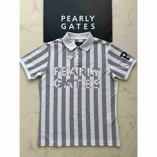 パーリーゲイツ(PEARLY GATES)のPEARLY GATES パーリーゲイツ 半袖ポロシャツ4(M)新品送料込み！(ウエア)