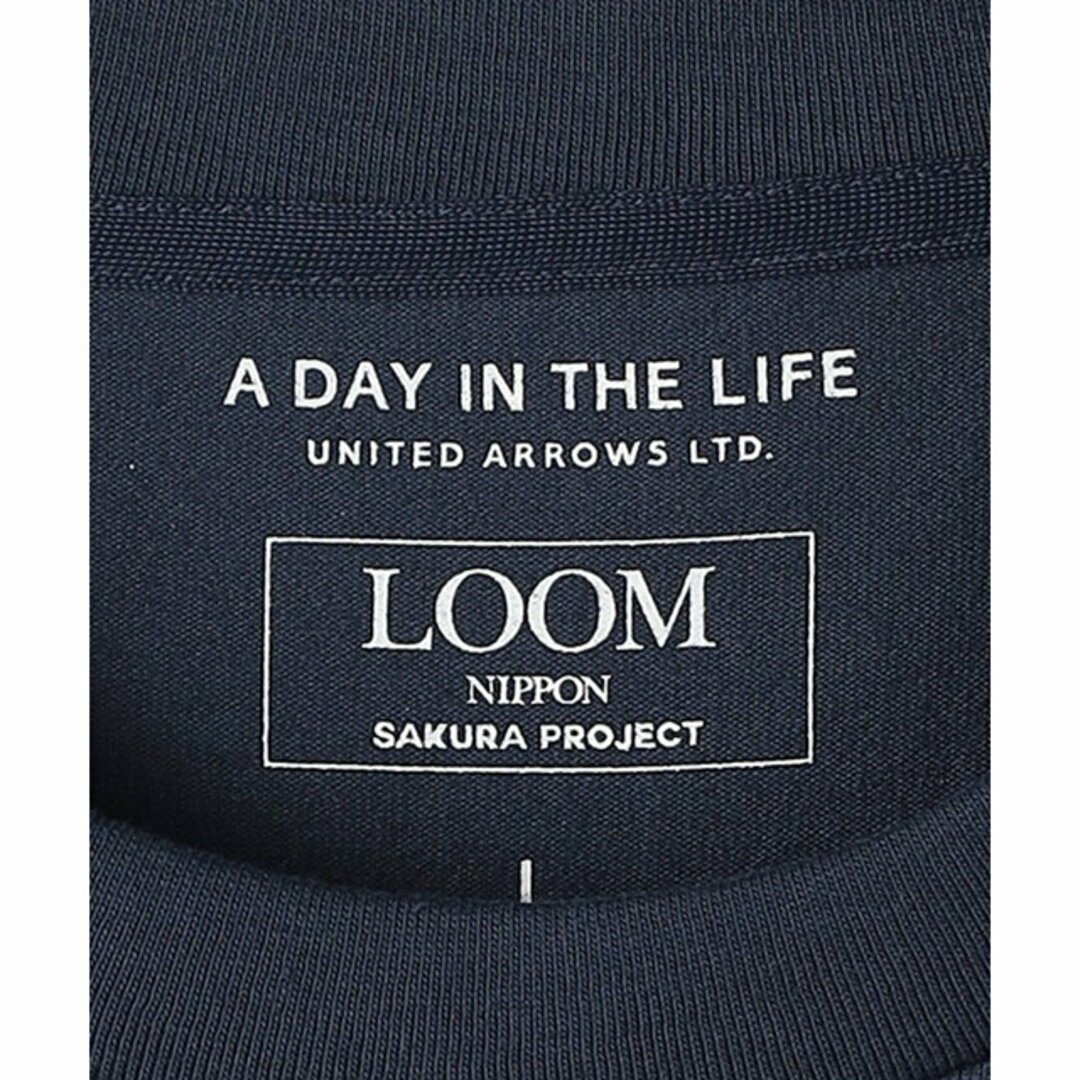 a day in the life(アデイインザライフ)の【NAVY】サクラプロジェクト フォーム クルーネックカットソー<A DAY IN THE LIFE> メンズのトップス(Tシャツ/カットソー(半袖/袖なし))の商品写真