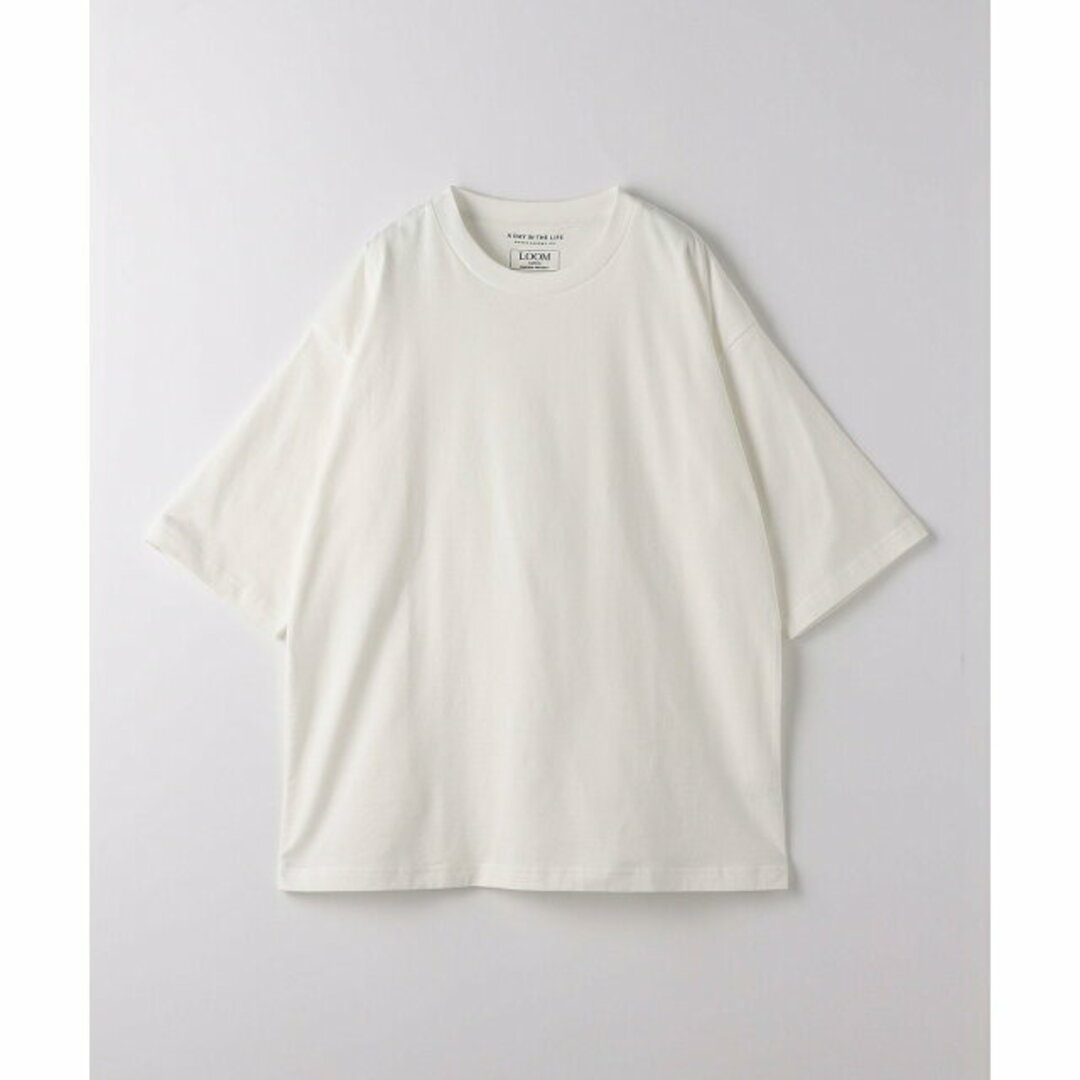 a day in the life(アデイインザライフ)の【WHITE】サクラプロジェクト フォーム クルーネックカットソー<A DAY IN THE LIFE> メンズのトップス(Tシャツ/カットソー(半袖/袖なし))の商品写真