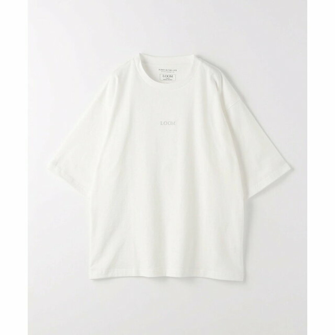 a day in the life(アデイインザライフ)の【WHITE】【S】サクラプロジェクト エンブロイダリー カットソー<A DAY IN THE LIFE> メンズのトップス(Tシャツ/カットソー(半袖/袖なし))の商品写真