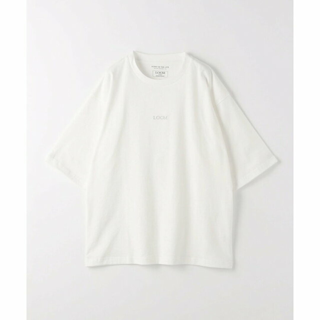a day in the life(アデイインザライフ)の【WHITE】サクラプロジェクト エンブロイダリー カットソー<A DAY IN THE LIFE> メンズのトップス(Tシャツ/カットソー(半袖/袖なし))の商品写真