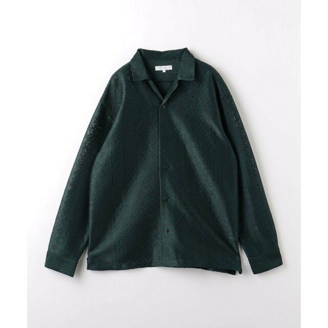 a day in the life(アデイインザライフ)の【DK.GREEN】レース オープンカラーシャツ<A DAY IN THE LIFE> メンズのトップス(シャツ)の商品写真