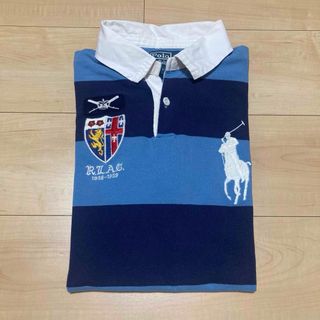 ポロラルフローレン(POLO RALPH LAUREN)のポロバイラルフ ビッグポニー 太ボーダー 半袖 ポロシャツ ラガーシャツ(ポロシャツ)