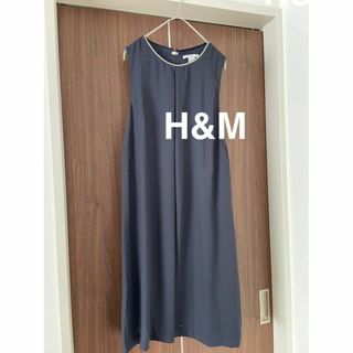 エイチアンドエム(H&M)の1回のみ着用 H&M エイチ&エム 大きいサイズ XL ワンピース 美品(ひざ丈ワンピース)