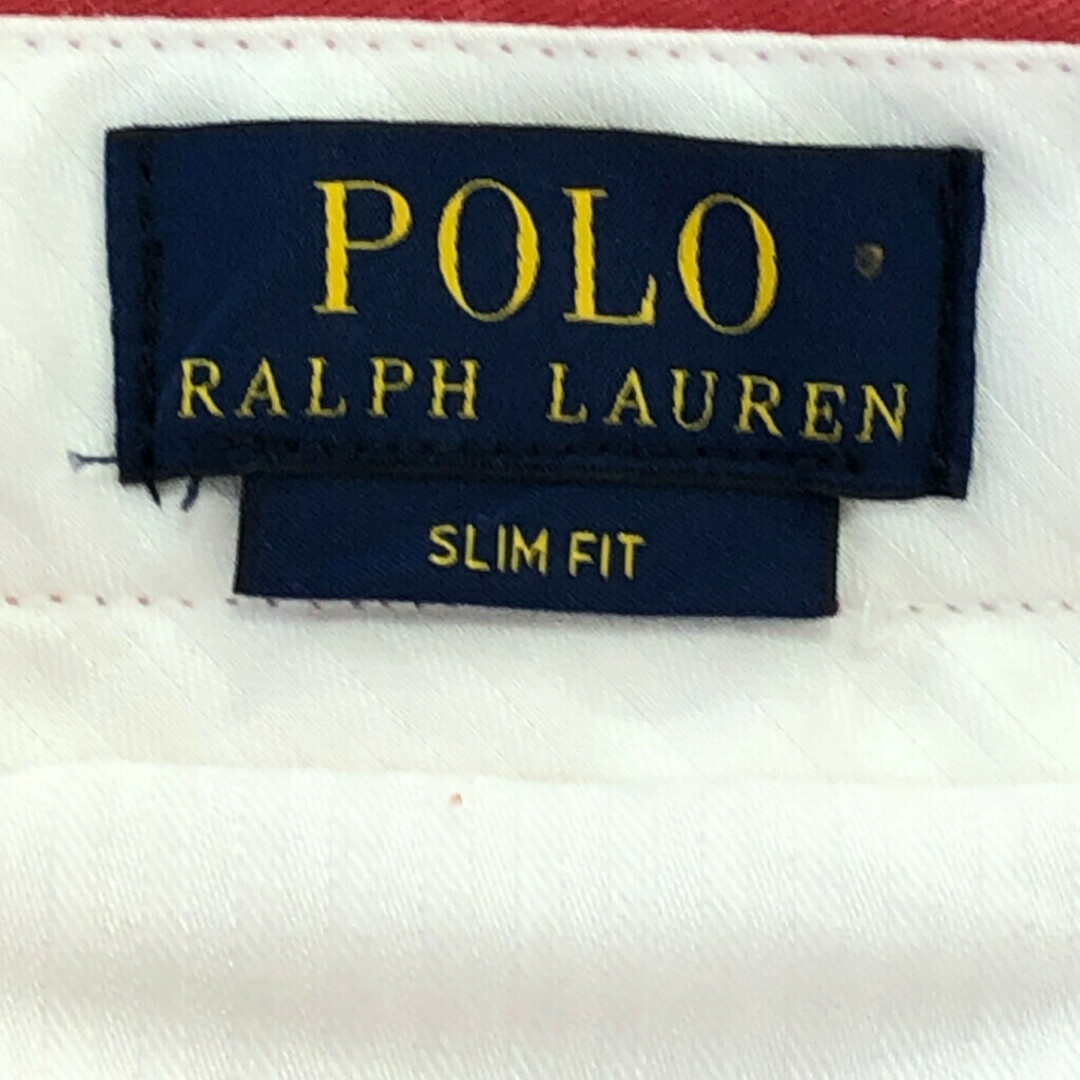 POLO RALPH LAUREN(ポロラルフローレン)のPolo by Ralph Lauren ポロ ラルフローレン カラー チノパンツ ピンク (メンズ 33/30) 中古 古着 Q2239 メンズのパンツ(その他)の商品写真