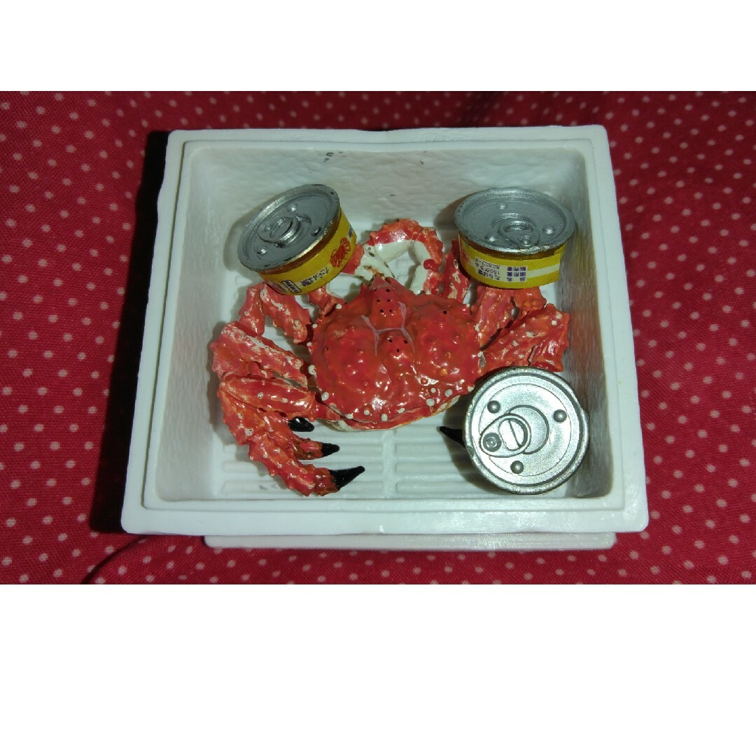 蟹ミニチュアセット匿名配送 ハンドメイドのおもちゃ(ミニチュア)の商品写真