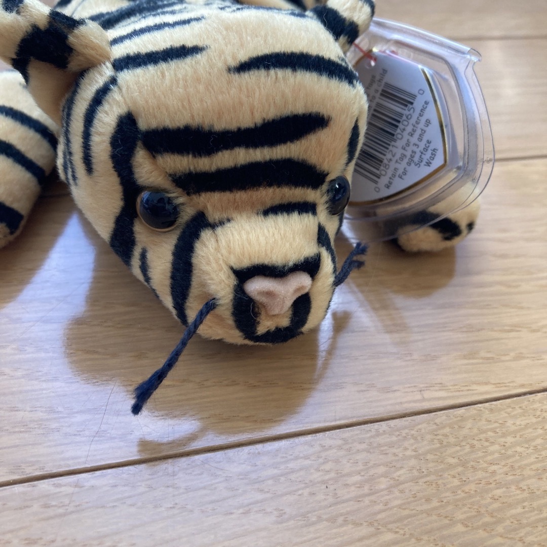 ty ビーニーベイビーズ Stripes トラのぬいぐるみ エンタメ/ホビーのおもちゃ/ぬいぐるみ(ぬいぐるみ)の商品写真