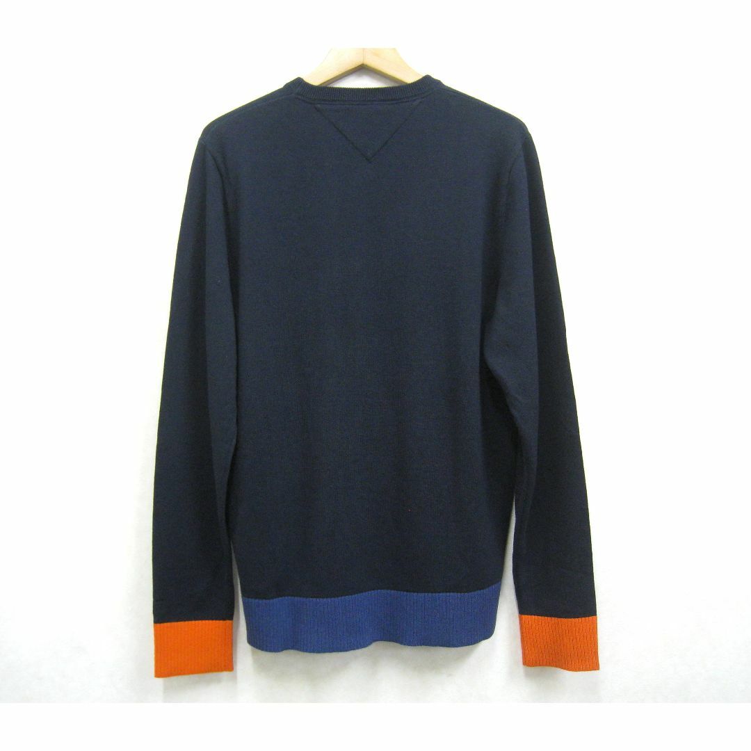 TOMMY HILFIGER(トミーヒルフィガー)のトミーヒルフィガー◆コットン ウール混 ニット NYCロゴ セーター メンズ M メンズのトップス(ニット/セーター)の商品写真