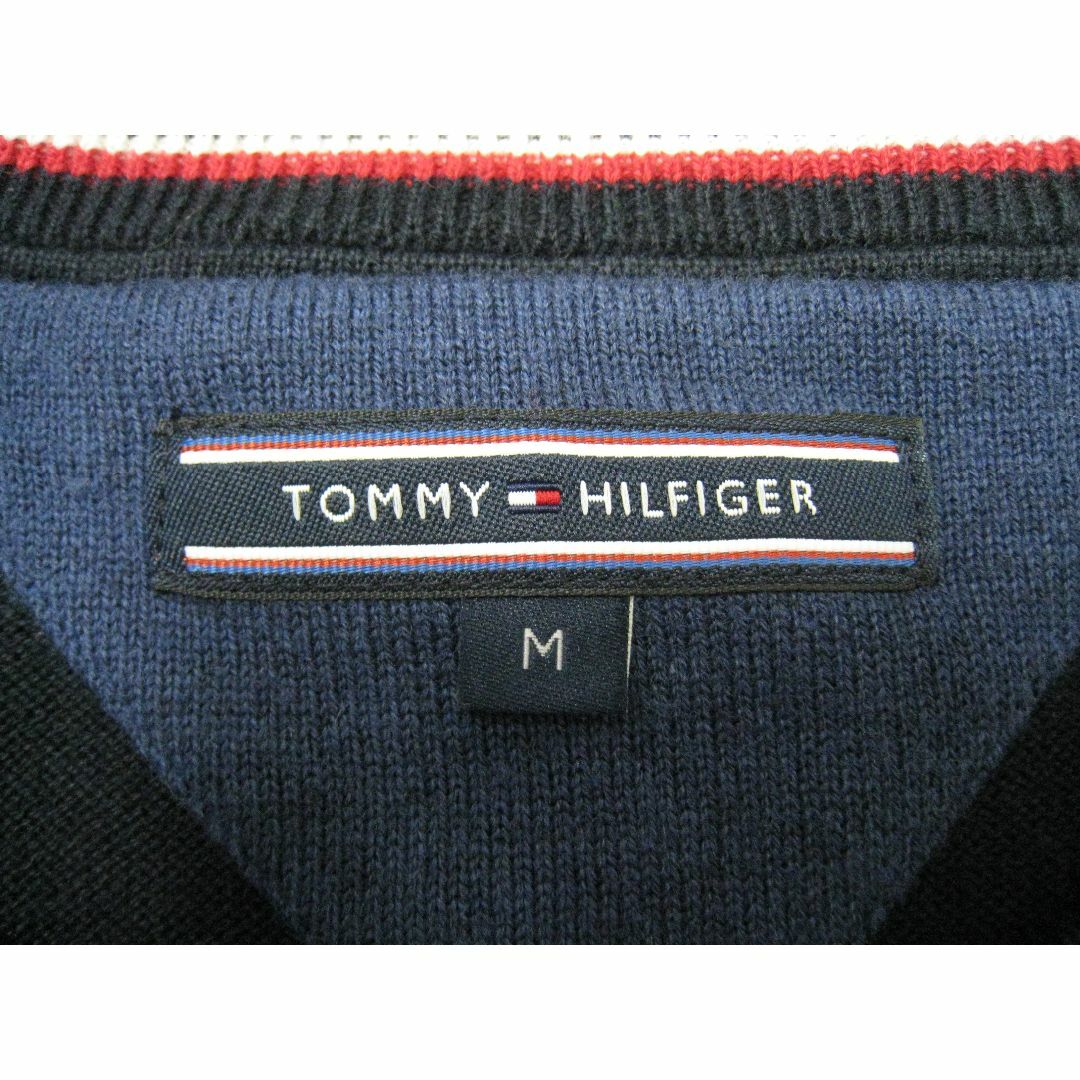 TOMMY HILFIGER(トミーヒルフィガー)のトミーヒルフィガー◆コットン ウール混 ニット NYCロゴ セーター メンズ M メンズのトップス(ニット/セーター)の商品写真